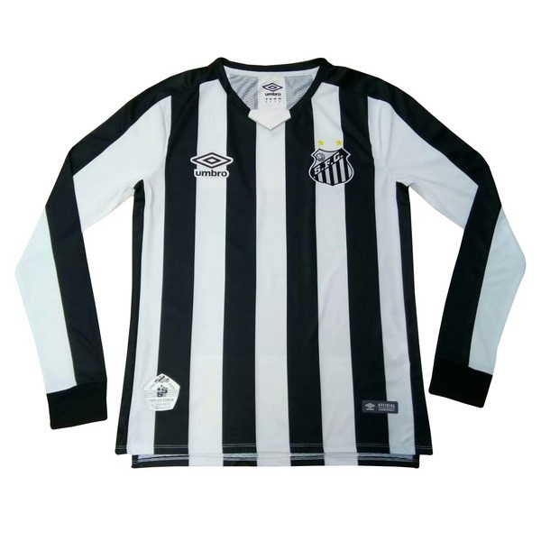 Camisetas Santos Segunda equipo ML 2019-20 Negro Blanco